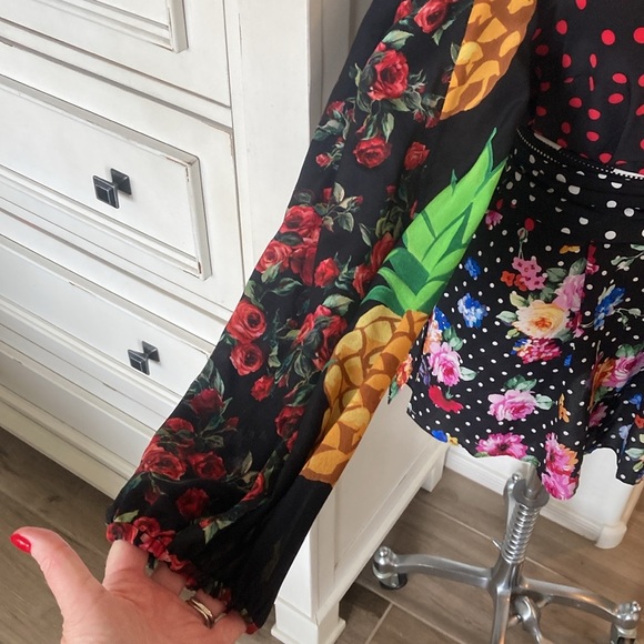 Dolce & Gabbana 46 2022 Spring Summer Fiyon Mini Dress Tunic - Picture 6 of 10